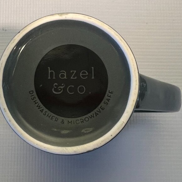 Hazel & Co. NOPE. NOT TODAY Gray on Gray Embossed Lettering Tall Ceramic Mug - Picture 9 of 10